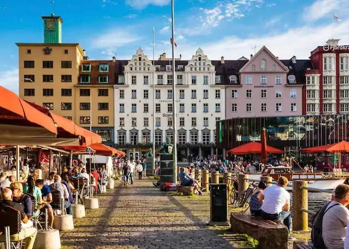 公寓 Sentrumsnaer Ved Sjoen! Fast Parkering 卑爾根